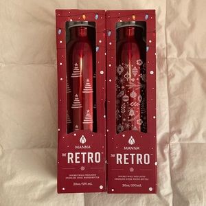Two Manna water bottles